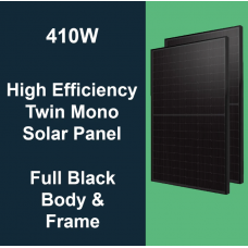 V-Pro 410W - Twin Mono Solar Panel | Full Black Frame | 31 Panels